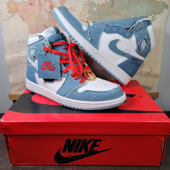 Nike Other - BRAND NEW Nike Air Jordan 1 Retro High OG Denim Men's Size 10.5